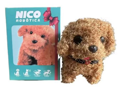 Interactive Plush Dog Toy – Realistic Walking Puppy