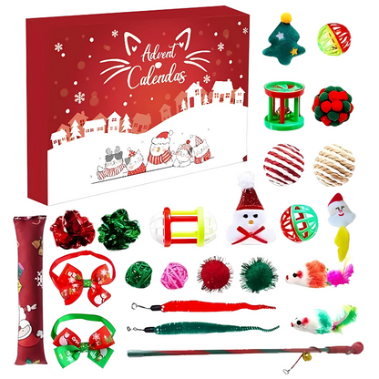 Pet Advent Calendar - 24 Day Treat & Toy Set
