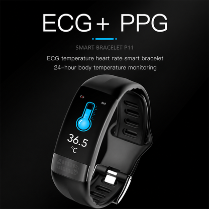 Smart Health Tracker Bracelet – Heart, SpO2 Monitor