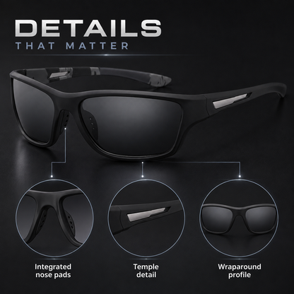 Ultralight Polarized Sunglasses - Stylish & UV Protection - Buy 1 Get 1 Free