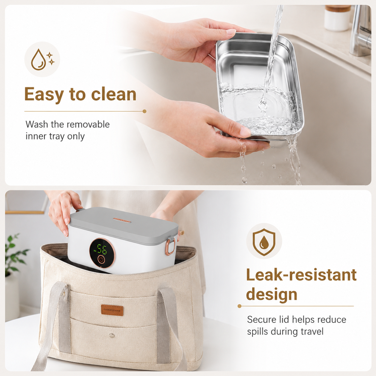 Wireless Electric Heated Lunch Box