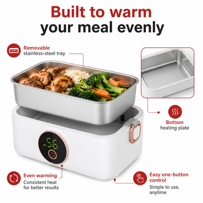Wireless Electric Heated Lunch Box