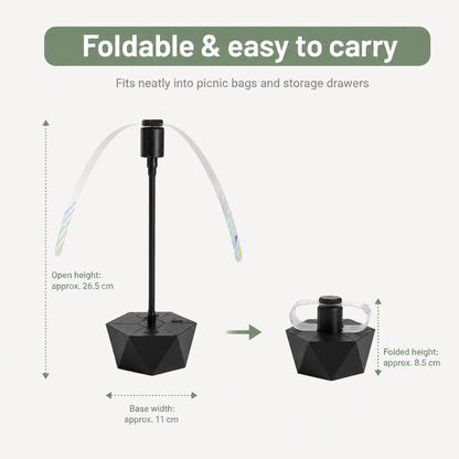 Outdoor Fly Repellent Fan for Dining Areas