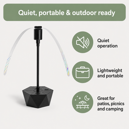 Outdoor Fly Repellent Fan for Dining Areas