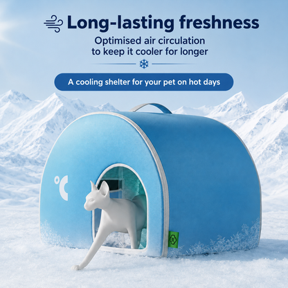 Cooling Pet Tent Bed Shaded Dog Cat Shelter