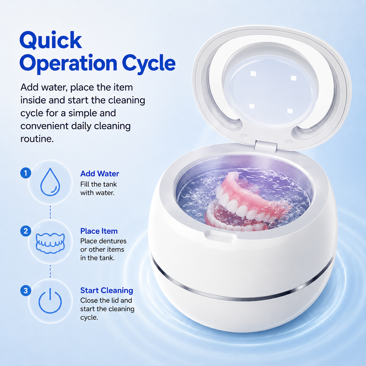 Ultrasonic Denture Cleaning Machine