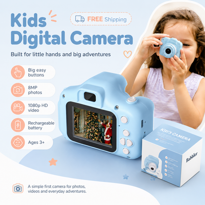 Kids Digital Camera - Durable & Easy to Use