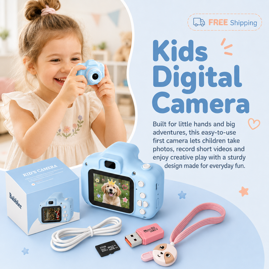 Kids Digital Camera - Durable & Easy to Use