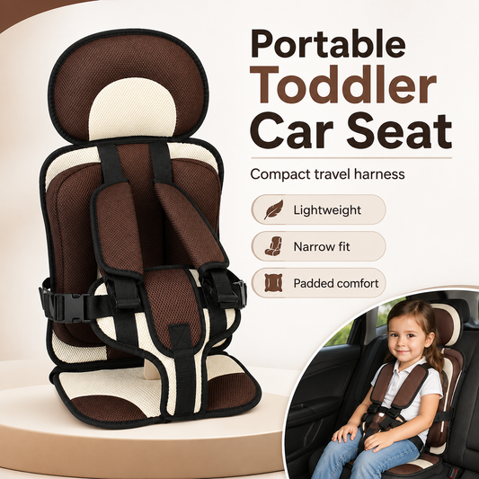 Portable Toddler Car Seat – Compact Narrow Travel Harness