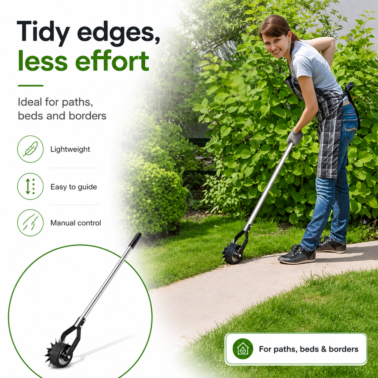 Lawn Edger Tool for Clean Garden Borders