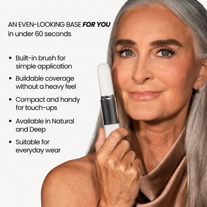 Colour-Adapting Foundation with Built-In Brush