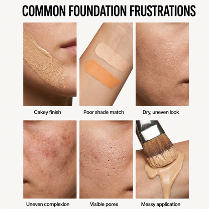 Colour-Adapting Foundation with Built-In Brush
