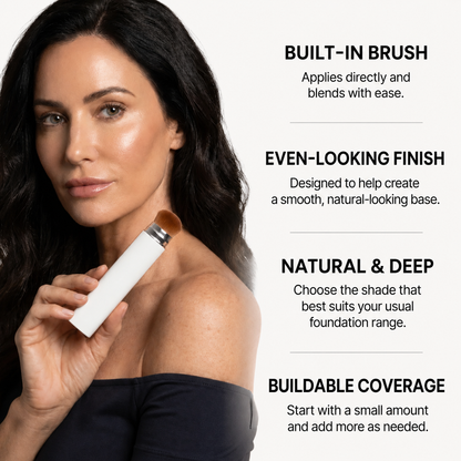 Colour-Adapting Foundation with Built-In Brush