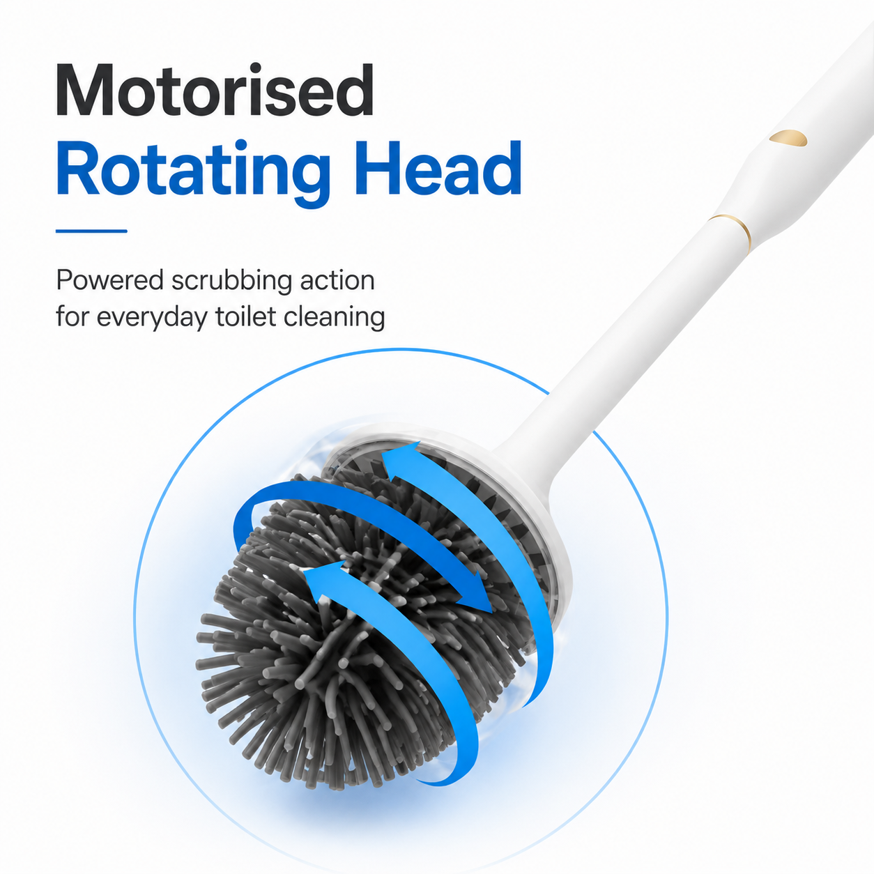 Electric Toilet Brush with UV Storage