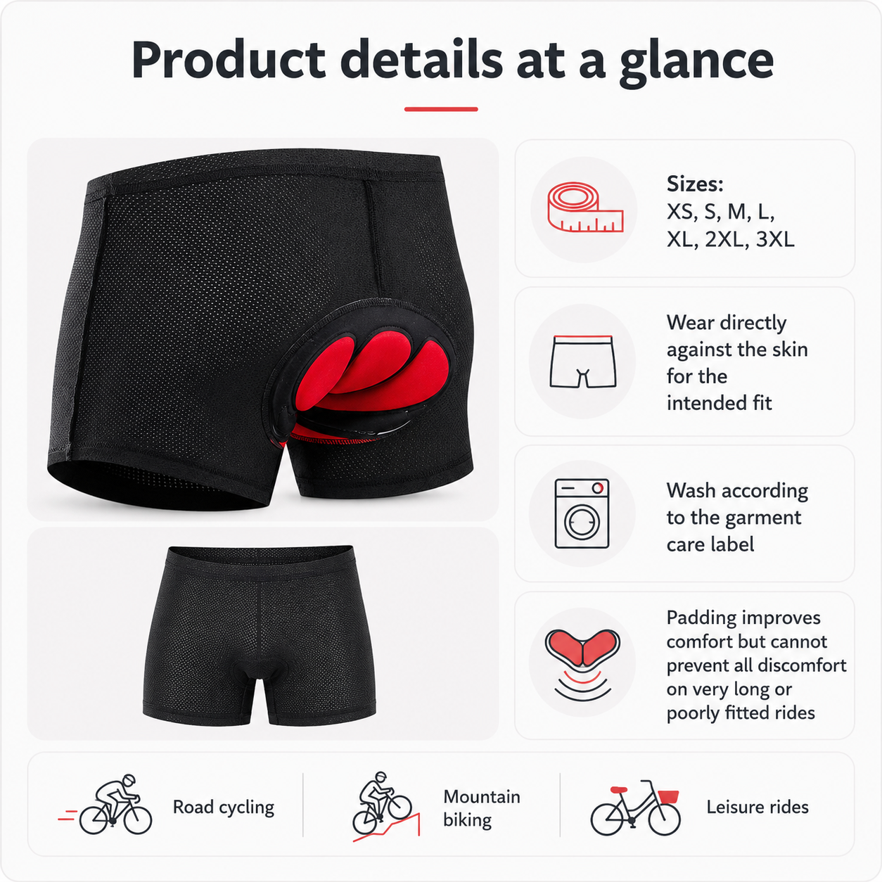 Padded Cycling Shorts