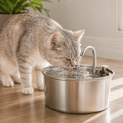 Stainless Steel Cat Water Fountain
