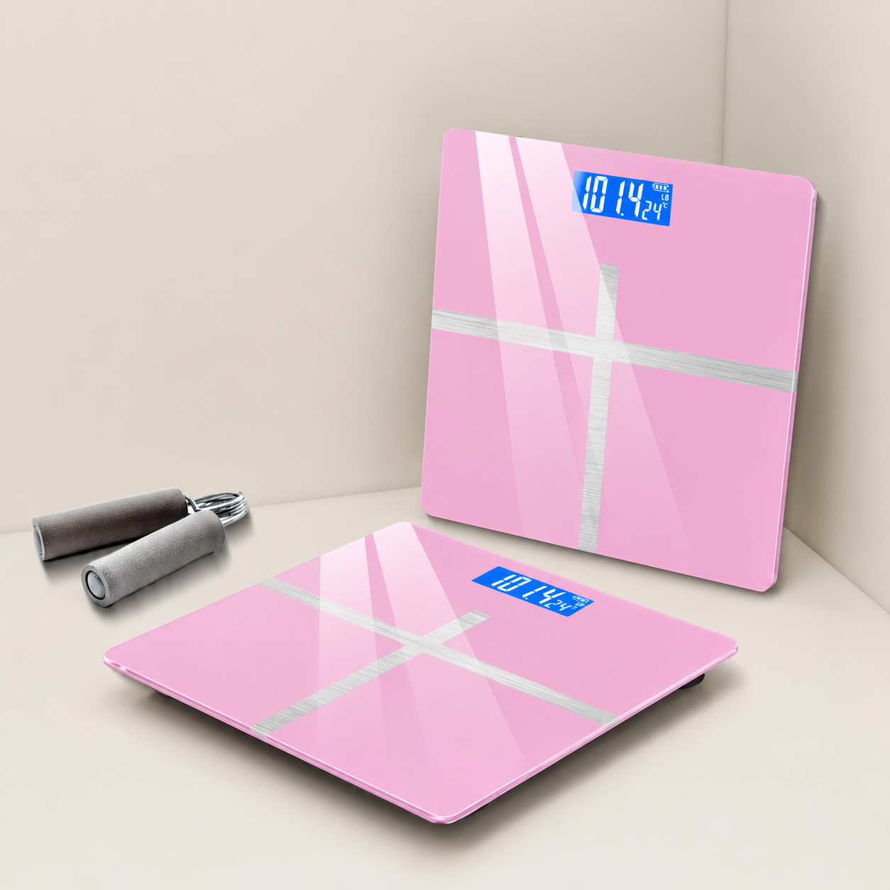 Digital Bathroom Scale with LCD Display – 180 kg Capacity