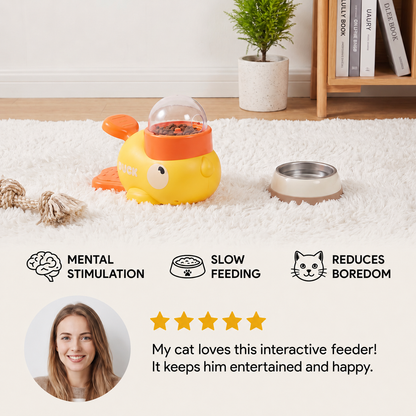 Interactive Game Food Dispenser for Cats – image 2