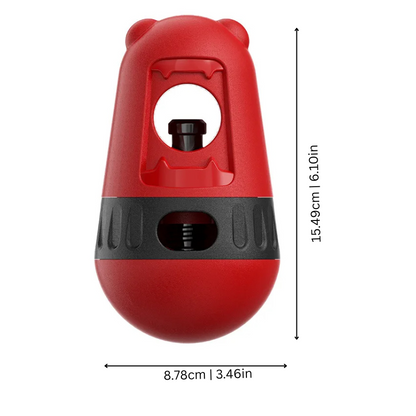 Treat Dispensing Dog Toy Wobble Puzzle Feeder
