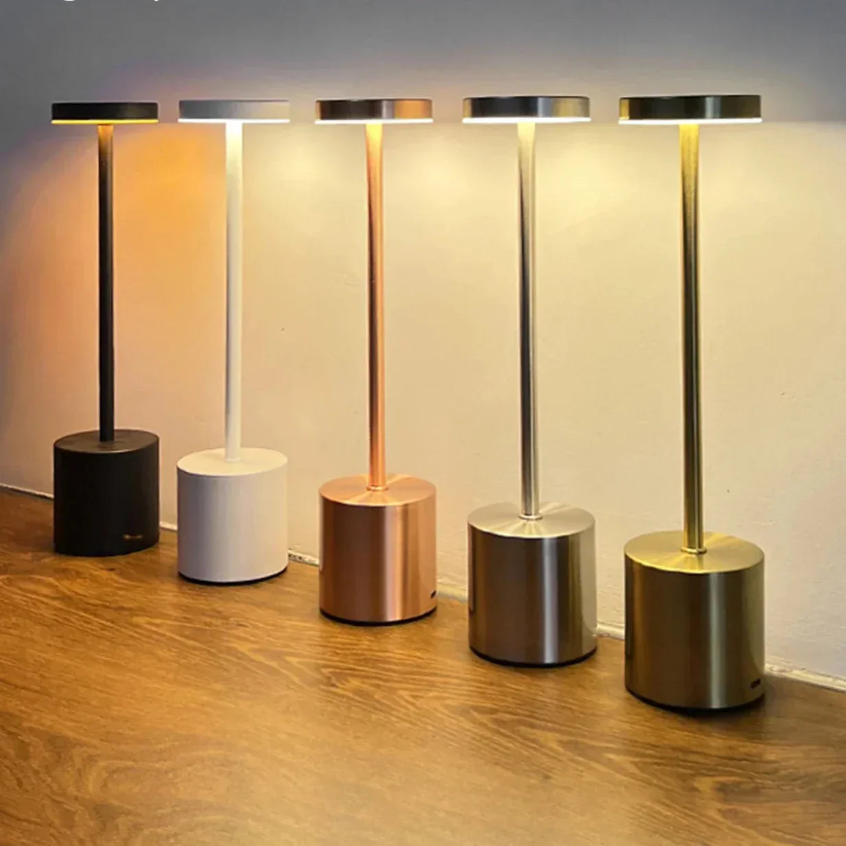 Touch Sensor LED Desk Lamp 3 Color Modes Wireless