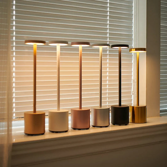 Touch Sensor LED Desk Lamp 3 Color Modes Wireless