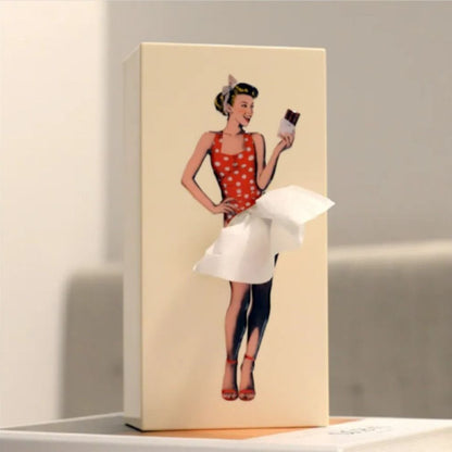 Creative Skirt Tissue Box Decorative Holder