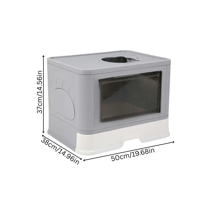 Hidden Cat Litter Box - Odor Control Enclosure