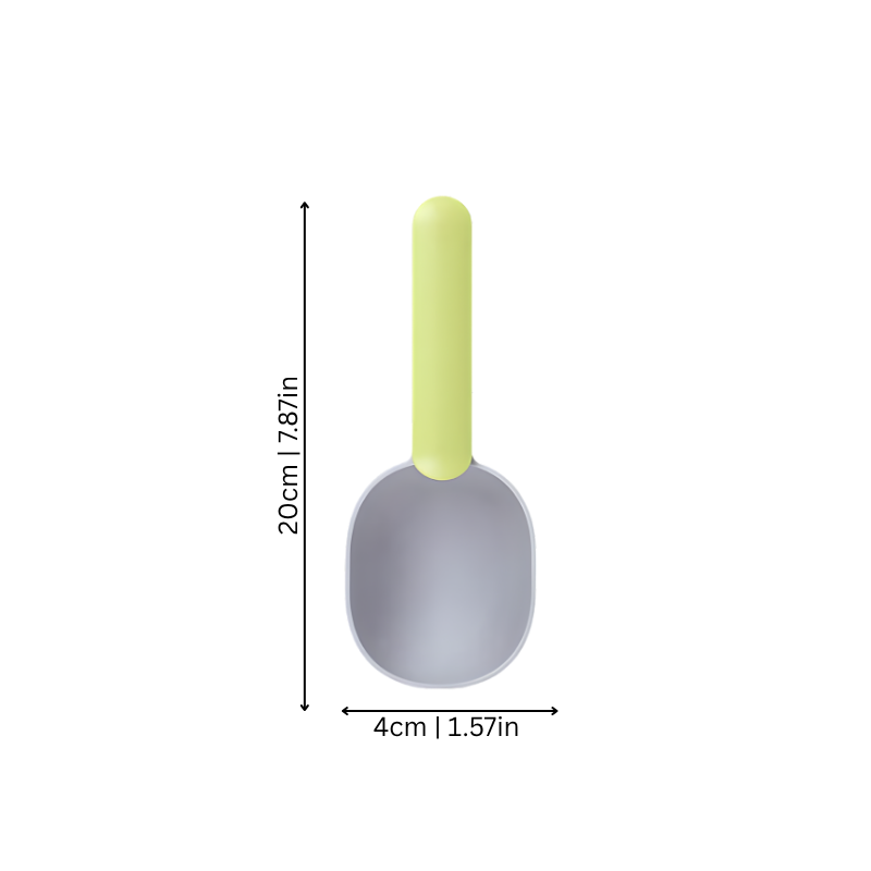 Dog Food Scoop Clip - 2-in-1 Sealer & Measuring Tool