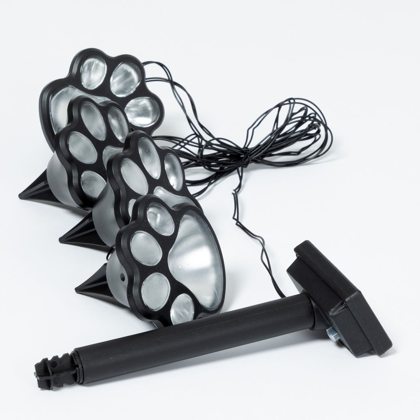 Paw Print Solar Ground Lights – Set of 4 – image 4