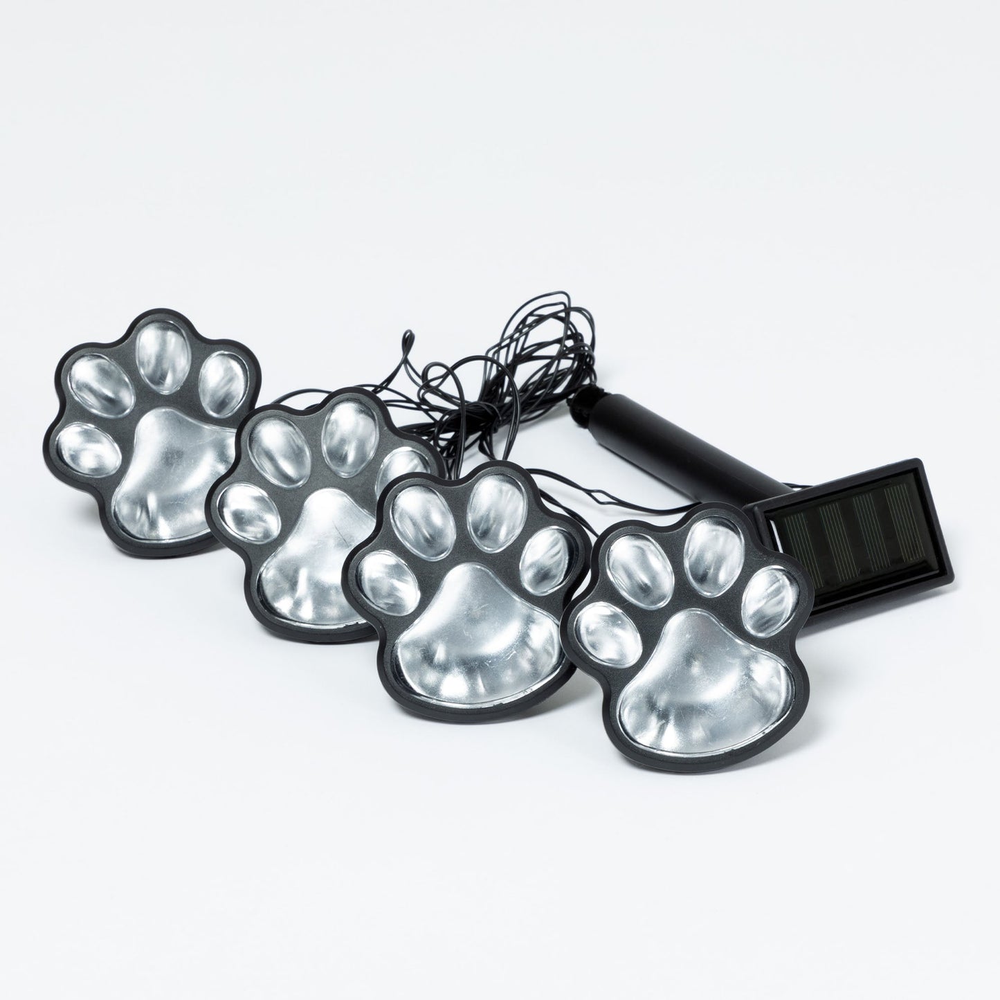 Paw Print Solar Ground Lights – Set of 4 – image 3