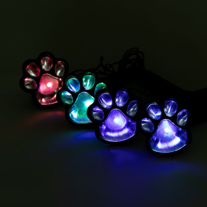 Paw Print Solar Ground Lights – Set of 4 – image 11