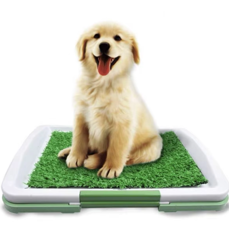 Pet Dog Toilet with Artificial Grass Pad