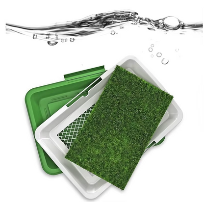 Pet Dog Toilet with Artificial Grass Pad