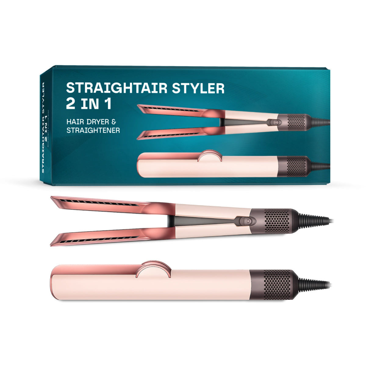 2-in-1 Hot Air Styler - Dryer & Straightener