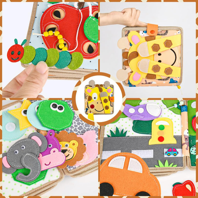 Montessori Activity Book for Toddlers – 12 Interactive Pages