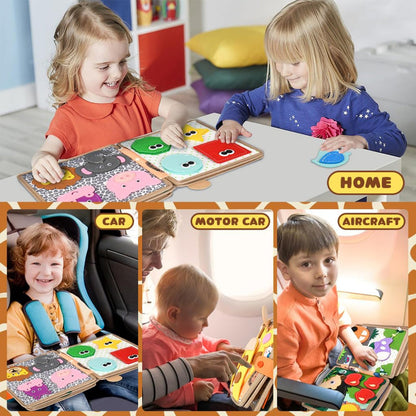 Montessori Activity Book for Toddlers – 12 Interactive Pages