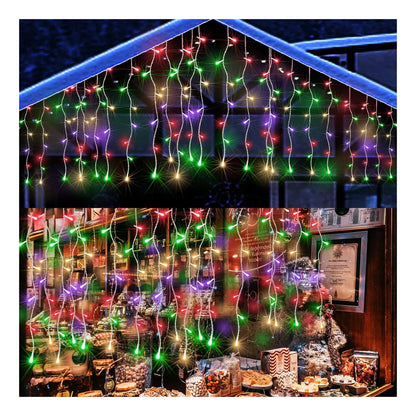 LED Icicle String Lights Indoor Outdoor Decor