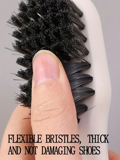 Multifunctional Liquid-Dispensing Clothes and Shoe Brush