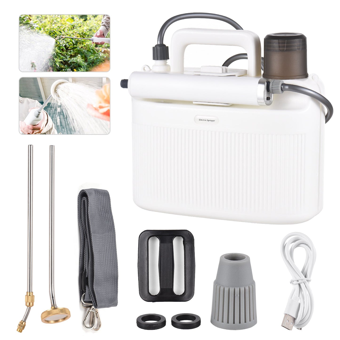 Rechargeable Electric Garden Sprayer – 5L USB Plant Mister
