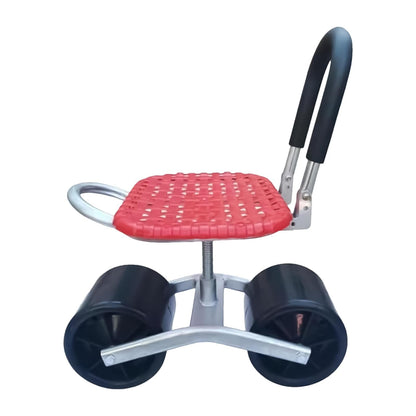 Rolling Garden Work Stool – Adjustable Rotating Seat