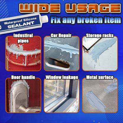 Waterproof Silicone Sealant – Flexible Indoor & Outdoor Repair Adhesive – image 3