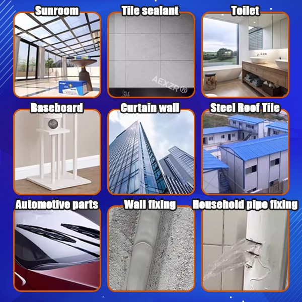 Waterproof Silicone Sealant – Flexible Indoor & Outdoor Repair Adhesive – image 6