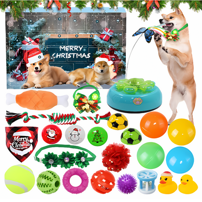 Pet Advent Calendar - 24 Day Treat & Toy Set