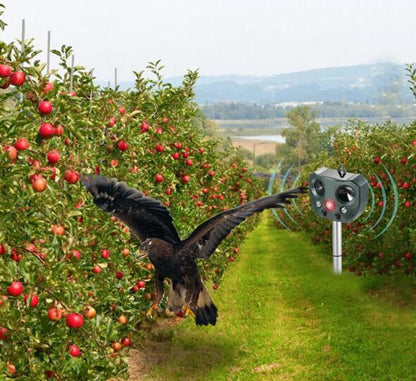 Ultrasonic Solar Pest Repeller – Bird & Animal Deterrent