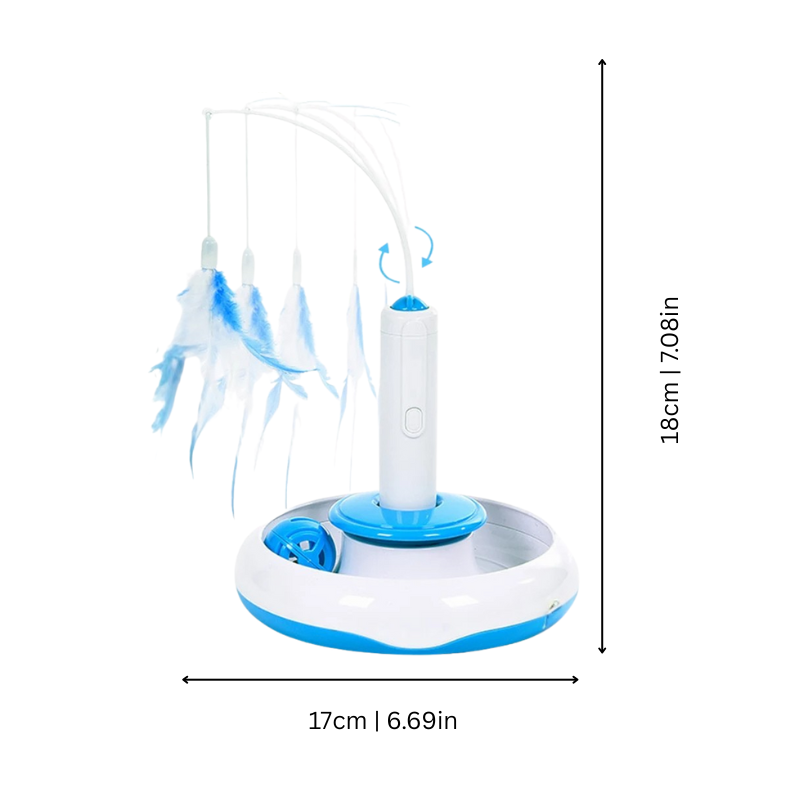Cat Teaser Wand - Feather Interactive Toy