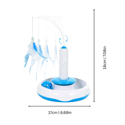 Cat Teaser Wand - Feather Interactive Toy