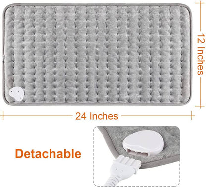 Flannel Electric Heating Pad - Keepwarming, Soft & Cozy Relief