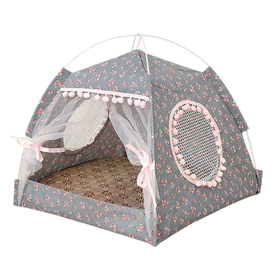 Foldable Cat Tent Bed - Cozy Pet Hideaway