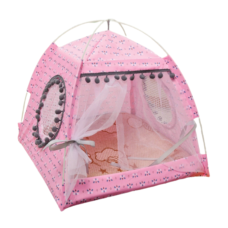 Foldable Cat Tent Bed - Cozy Pet Hideaway