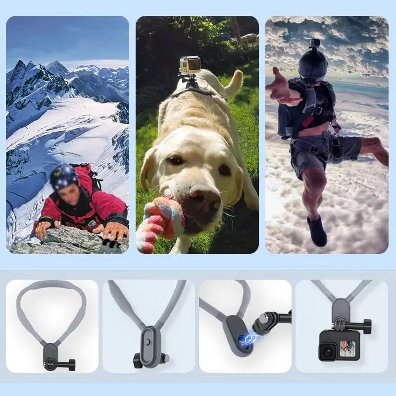 Hands-Free POV Camera Neck Holder